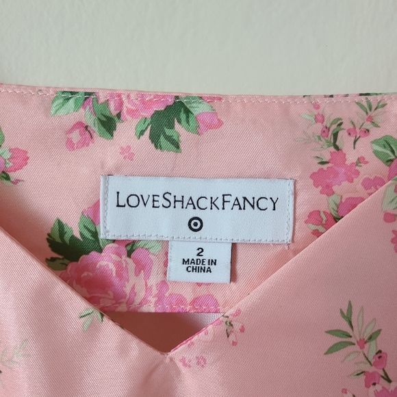 LoveShackFancy x Target Cecile Floral Mini Dress - Picture 7 of 7